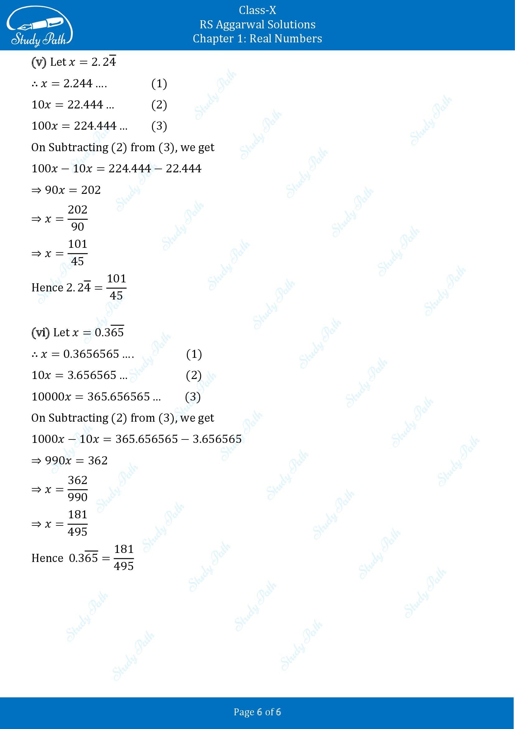 RS Aggarwal Solutions for Class 10 Chapter 1 Real Numbers Exercise 1C 00006