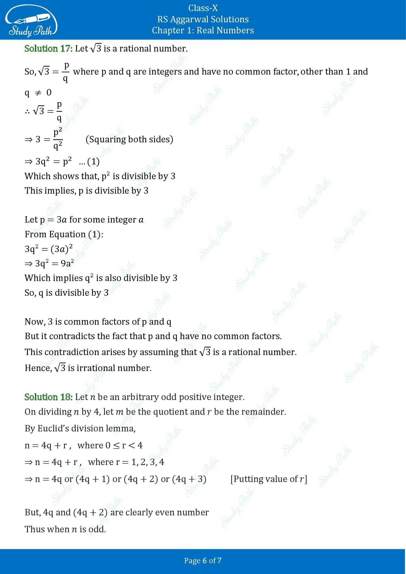 RS Aggarwal Solutions for Class 10 Chapter 1 Real Numbers Test Yourself 00006