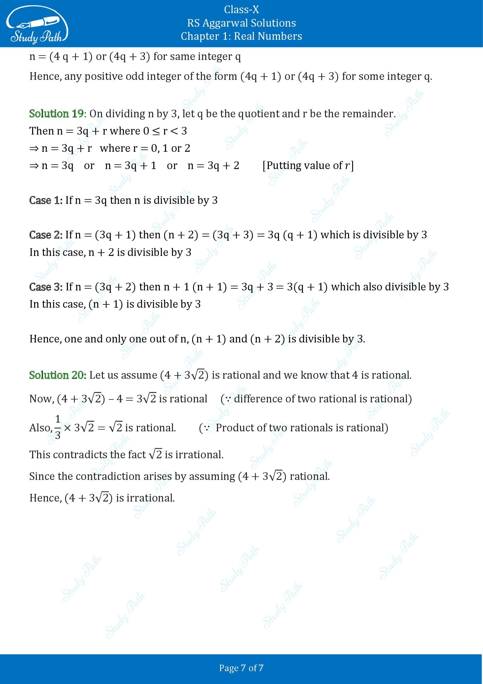 RS Aggarwal Solutions for Class 10 Chapter 1 Real Numbers Test Yourself 00007