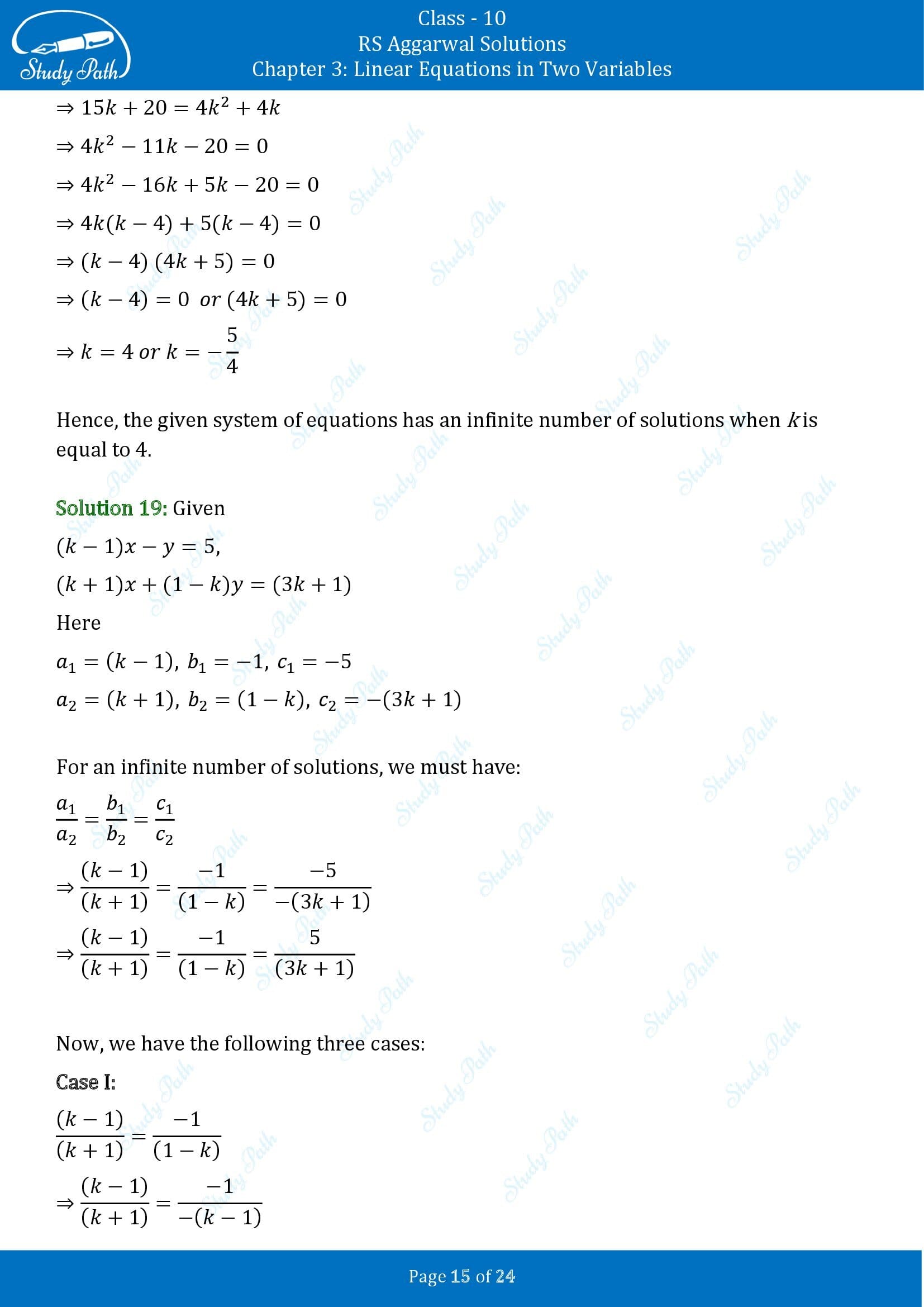 RS Aggarwal Solutions for Class 10 Chapter 3 Linear Equations in Two Variables Exercise 3D 00015