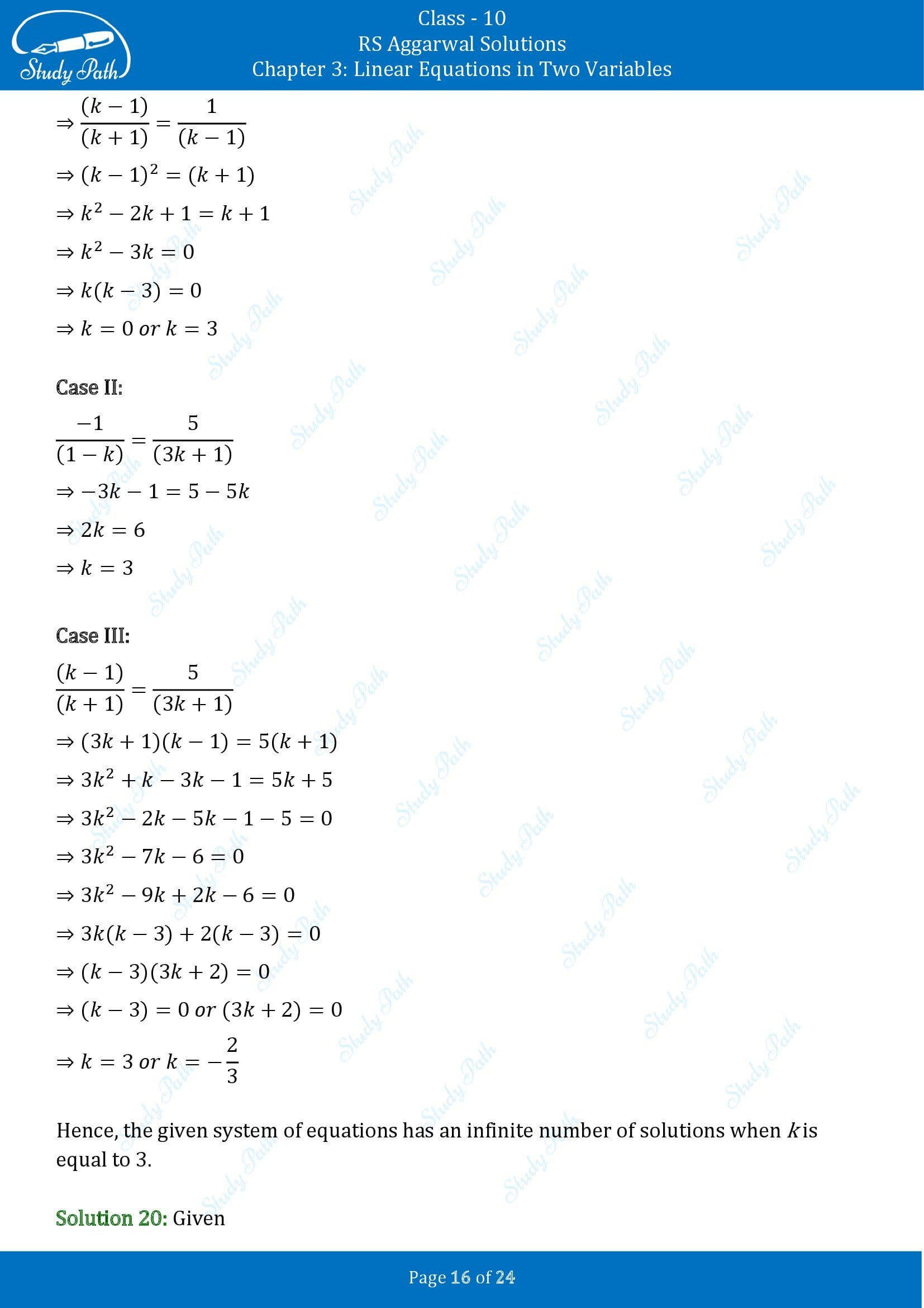 RS Aggarwal Solutions for Class 10 Chapter 3 Linear Equations in Two Variables Exercise 3D 00016