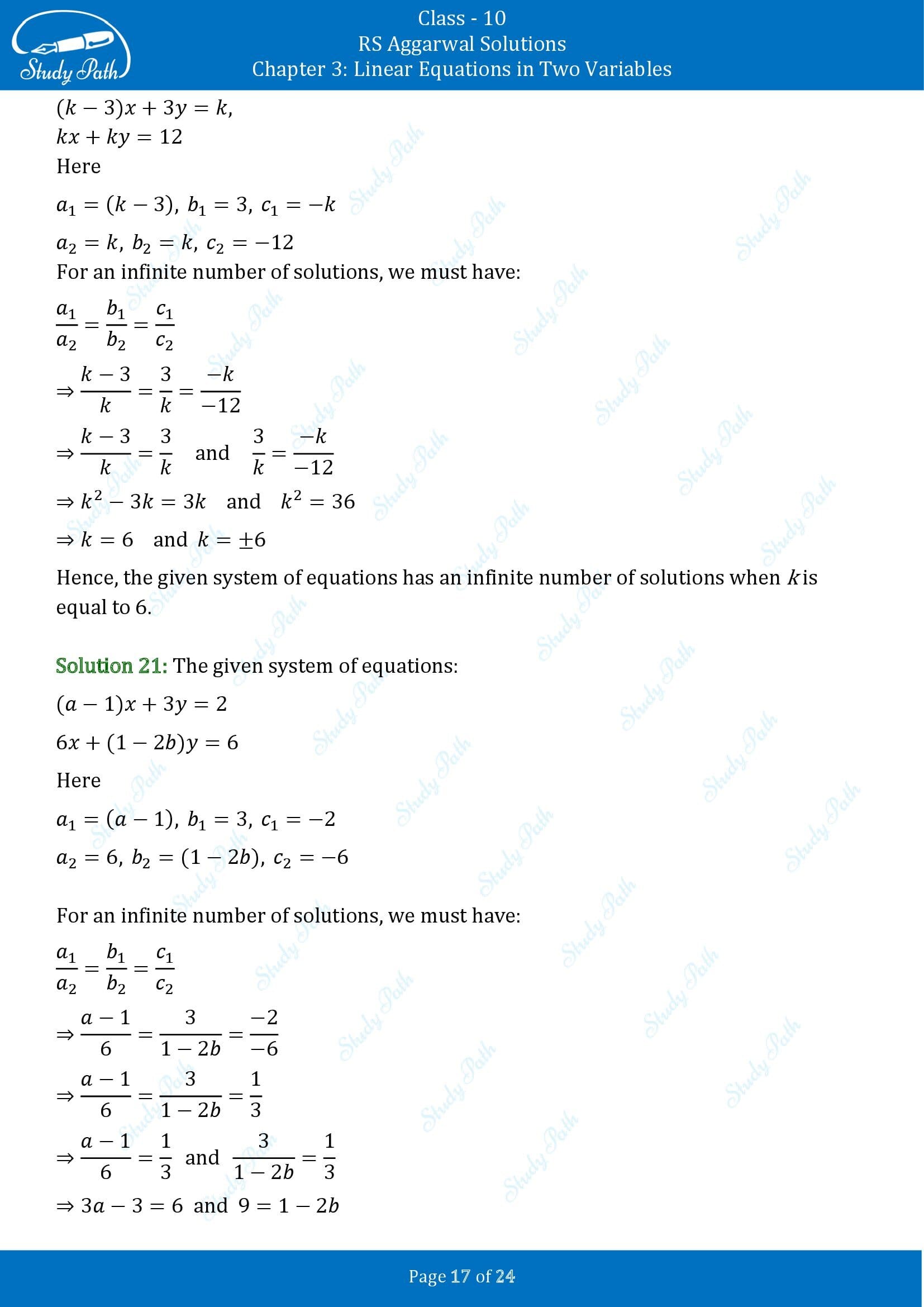 RS Aggarwal Solutions for Class 10 Chapter 3 Linear Equations in Two Variables Exercise 3D 00017