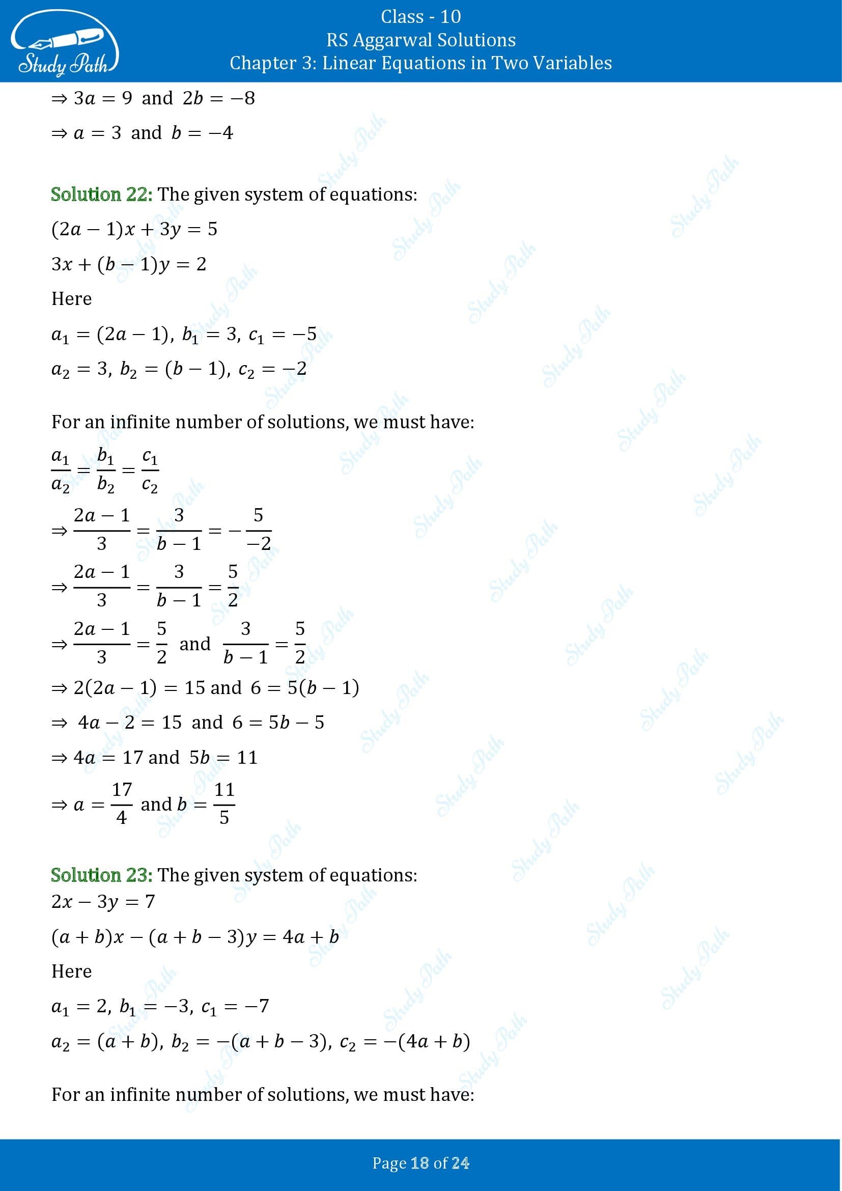 RS Aggarwal Solutions for Class 10 Chapter 3 Linear Equations in Two Variables Exercise 3D 00018