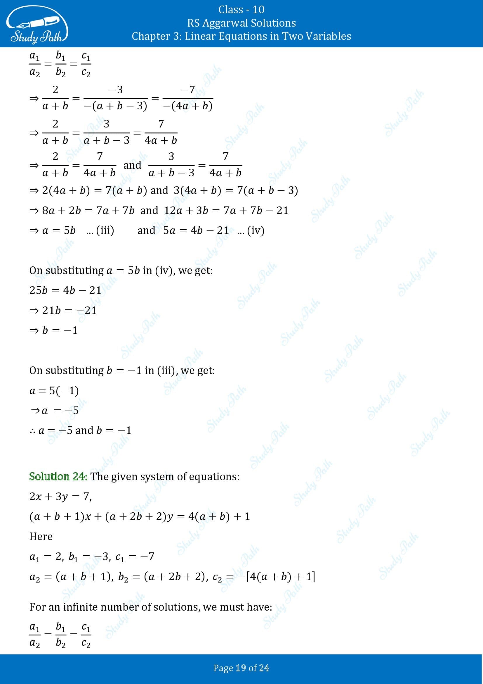 RS Aggarwal Solutions for Class 10 Chapter 3 Linear Equations in Two Variables Exercise 3D 00019