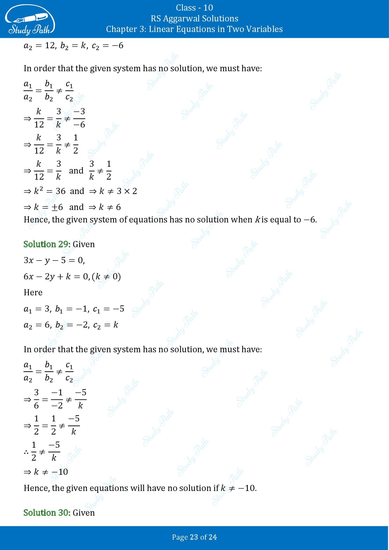 RS Aggarwal Solutions for Class 10 Chapter 3 Linear Equations in Two Variables Exercise 3D 00023