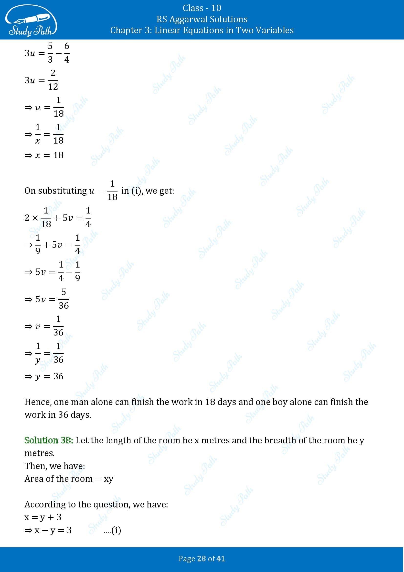 RS Aggarwal Solutions for Class 10 Chapter 3 Linear Equations in Two Variables Exercise 3E 00028