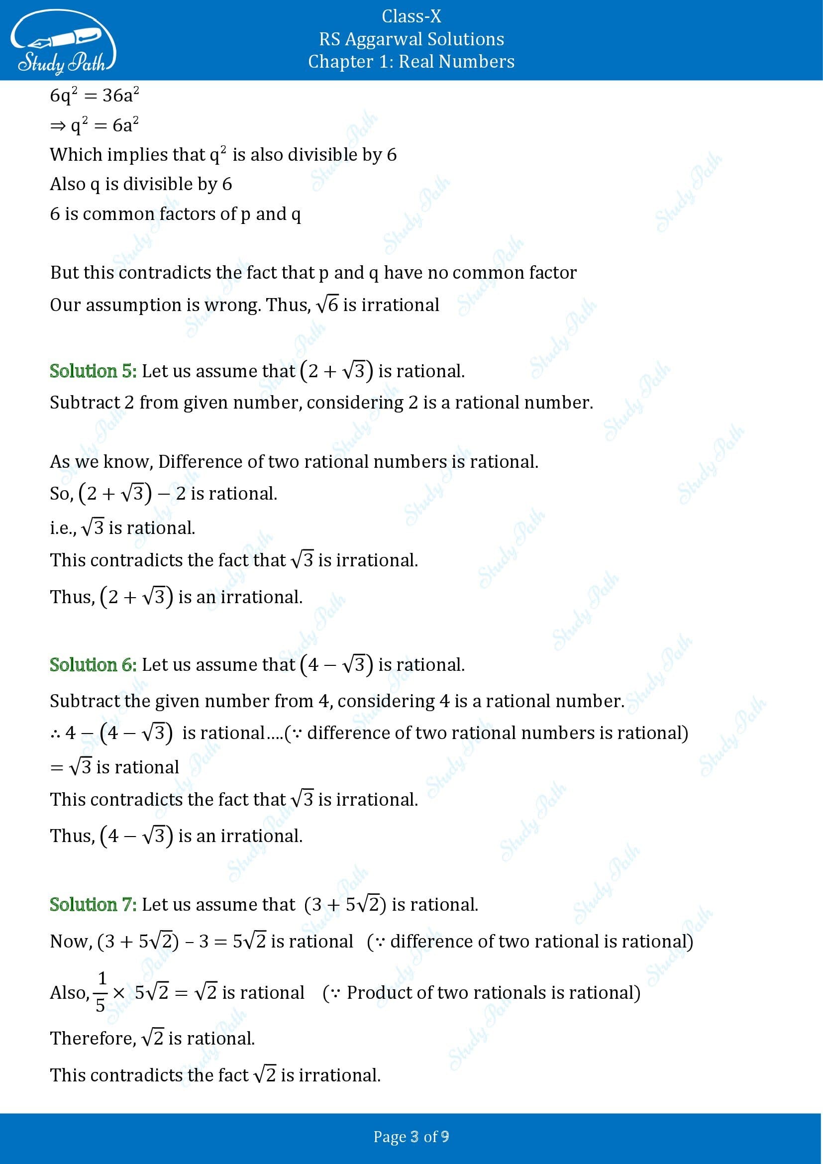 RS Aggarwal Solutions for Class 10 Chapter 1 Real Numbers Exercise 1D 0003