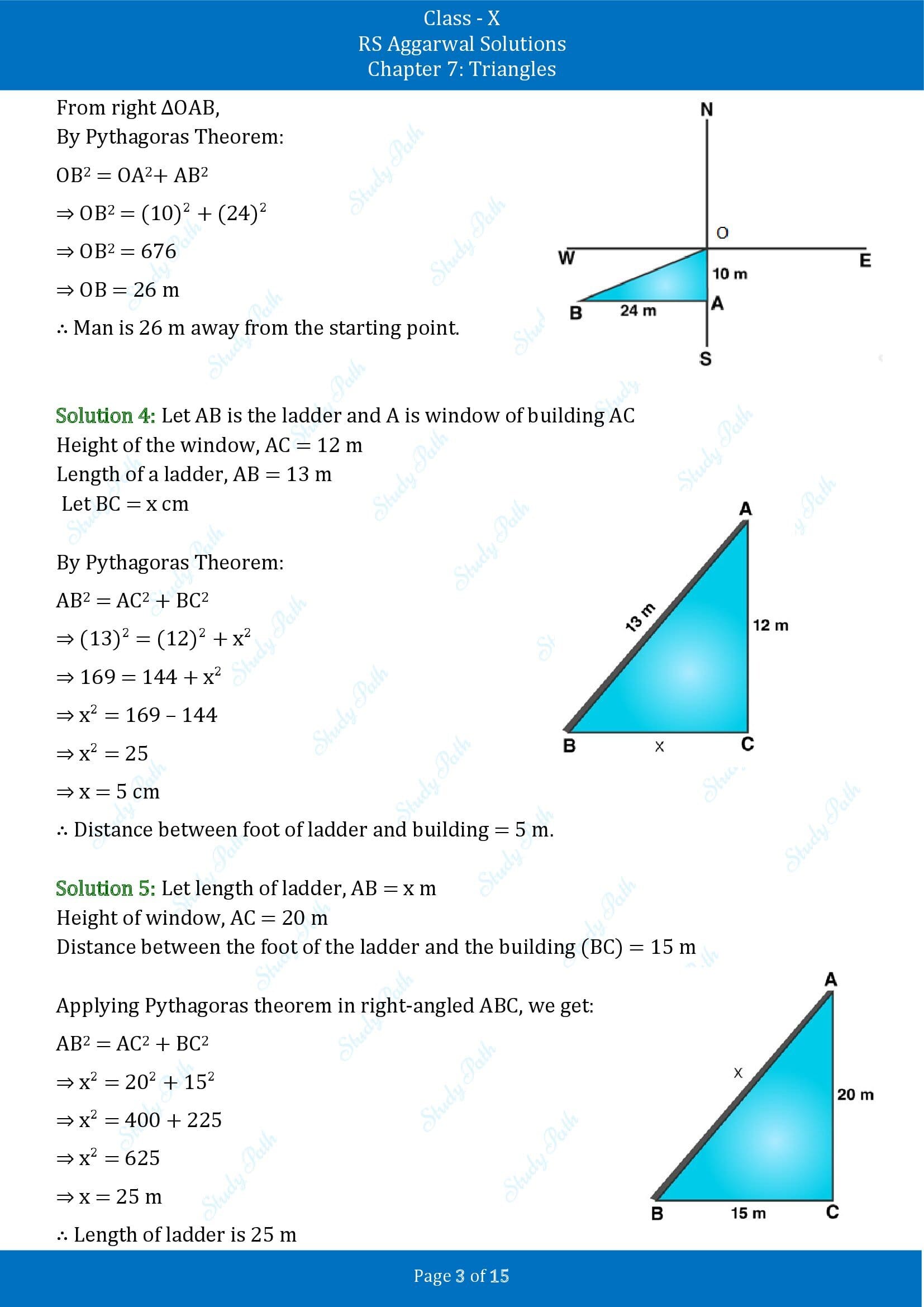 RS Aggarwal Solutions for Class 10 Chapter 7 Triangles Exercise 7D 00003